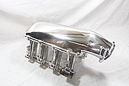 Holley EFI Aluminum Intake Manifold AFTER Chrome-Like Metal Polishing and Buffing Services / Restoration Services