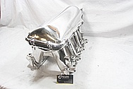 Holley EFI Aluminum Intake Manifold AFTER Chrome-Like Metal Polishing and Buffing Services / Restoration Services