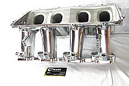 Holley Performance GM EFI Aluminum Intake Manifold AFTER Chrome-Like Metal Polishing and Buffing Services / Restoration Services