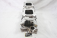 Edelbrock Tunnelram Aluminum Intake Manifold AFTER Chrome-Like Metal Polishing and Buffing Services / Restoration Services