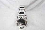 Edelbrock Tunnelram Aluminum Intake Manifold AFTER Chrome-Like Metal Polishing and Buffing Services / Restoration Services