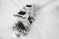 Edelbrock Tunnelram Aluminum Intake Manifold AFTER Chrome-Like Metal Polishing and Buffing Services / Restoration Services