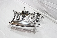Honda 4 Cylinder RBC Aluminum Intake Manifold AFTER Chrome-Like Metal Polishing and Buffing Services / Restoration Services