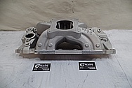 Dart Aluminum Intake Manifold BEFORE Chrome-Like Metal Polishing and Buffing Services - Aluminum Polishing Services 