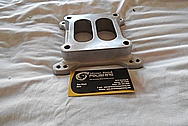 Aluminum Intake Manifold BEFORE Chrome-Like Metal Polishing and Buffing Services - Aluminum Polishing Services 