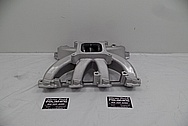 Aluminum Intake Manifold BEFORE Chrome-Like Metal Polishing and Buffing Services - Aluminum Polishing Services