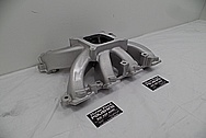 Aluminum Intake Manifold BEFORE Chrome-Like Metal Polishing and Buffing Services - Aluminum Polishing Services