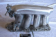 2007 Honda Civic SI Aluminum Intake Manifold BEFORE Chrome-Like Metal Polishing and Buffing Services