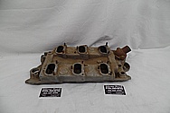 Offenhauser Aluminum Intake Manifold BEFORE Chrome-Like Metal Polishing and Buffing Services - Aluminum Polishing Services