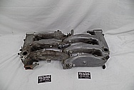 Nissan 300ZX Aluminum Intake Manifold BEFORE Chrome-Like Metal Polishing and Buffing Services - Aluminum Polishing Services