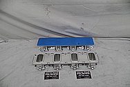 Aluminum V8 Engine Intake Manifold Kit BEFORE Chrome-Like Metal Polishing and Buffing Services / Restoration Services - Aluminum Polishing