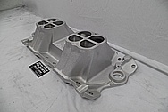 1932 Roadster Weiand Aluminum V8 Intake Manifold BEFORE Chrome-Like Metal Polishing and Buffing Services PLUS High Quality Ceramic Coating - Aluminum Polishing Services 