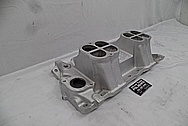 1932 Roadster Weiand Aluminum V8 Intake Manifold BEFORE Chrome-Like Metal Polishing and Buffing Services PLUS High Quality Ceramic Coating - Aluminum Polishing Services 