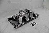 Parker 302W Aluminum V8 Intake Manifold BEFORE Chrome-Like Metal Polishing and Buffing Services - Aluminum Polishing Services