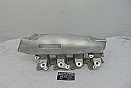 Nissan SR20DET Greddy 4 Cylinder Aluminum Intake Manifold BEFORE Chrome-Like Metal Polishing and Buffing Services - Aluminum Polishing - Intake Polishing