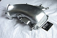 Ford Mustang Aluminum Intake Manifold BEFORE Chrome-Like Metal Polishing and Buffing Services