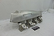 Nissan SR20DET Greddy 4 Cylinder Aluminum Intake Manifold BEFORE Chrome-Like Metal Polishing and Buffing Services - Aluminum Polishing - Intake Polishing