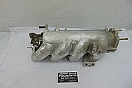 4 Cylinder Aluminum Intake Manifold BEFORE Chrome-Like Metal Polishing and Buffing Services - Aluminum Polishing