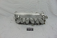 Toyota Supra 2JZ-GTE Aluminum Intake Manifold BEFORE Chrome-Like Metal Polishing and Buffing Services - Aluminum Polishing