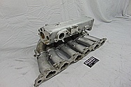 Toyota Supra 2JZ-GTE Aluminum Intake Manifold BEFORE Chrome-Like Metal Polishing and Buffing Services - Aluminum Polishing