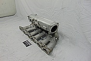 Toyota Supra 2JZ-GTE Aluminum Intake Manifold BEFORE Chrome-Like Metal Polishing and Buffing Services - Aluminum Polishing