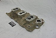 3 Deuce Tri Power Offenhauser Aluminum Intake Manifold BEFORE Chrome-Like Metal Polishing and Buffing Services / Restoration Services - Aluminum Polishing