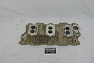3 Deuce Tri Power Offenhauser Aluminum Intake Manifold BEFORE Chrome-Like Metal Polishing and Buffing Services / Restoration Services - Aluminum Polishing