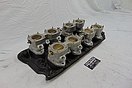 SBF (Small Block Ford) Aluminum Intake Manifold and Carburetors BEFORE Chrome-Like Metal Polishing and Buffing Services / Restoration Services - Aluminum Polishing