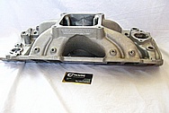 V8 Aluminum Intake Manifold BEFORE Chrome-Like Metal Polishing and Buffing Services