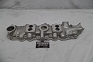 Eddie Meyer Aluminum Flathead Intake Manifold BEFORE Chrome-Like Metal Polishing - Aluminum Polishing