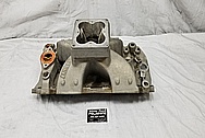 Brodix Aluminum Intake Manifold BEFORE Chrome-Like Metal Polishing - Stainless Steel Polishing - Aluminum Polishing