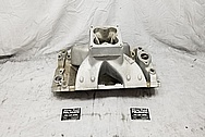 Brodix Aluminum Intake Manifold BEFORE Chrome-Like Metal Polishing - Stainless Steel Polishing - Aluminum Polishing