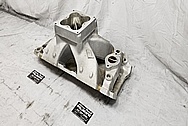 Brodix Aluminum Intake Manifold BEFORE Chrome-Like Metal Polishing - Stainless Steel Polishing - Aluminum Polishing