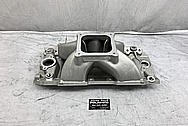 Edelbrock Aluminum Intake Manifold BEFORE Chrome-Like Metal Polishing - Stainless Steel Polishing - Aluminum Polishing