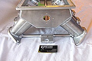 V8 Aluminum Sheet Metal Intake Manifold BEFORE Chrome-Like Metal Polishing and Buffing Services