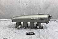 Magnus Aluminum 4 Cylinder Intake Manifold BEFORE Chrome-Like Metal Polishing - Aluminum Polishing