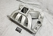 Aluminum 8 Cylinder Intake Manifold BEFORE Chrome-Like Metal Polishing - Aluminum Polishing