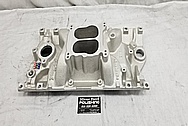 Edelbrock Aluminum Intake Manifold BEFORE Chrome-Like Metal Polishing - Aluminum Polishing