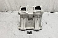 Weiand Aluminum Intake Manifold BEFORE Chrome-Like Metal Polishing - Aluminum Polishing