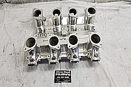 Inglese Aluminum Intake Manifold BEFORE Chrome-Like Metal Polishing - Aluminum Polishing