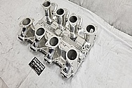 Inglese Aluminum Intake Manifold BEFORE Chrome-Like Metal Polishing - Aluminum Polishing