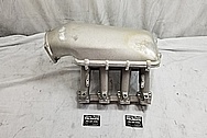 Aluminum Intake Manifold BEFORE Chrome-Like Metal Polishing - Aluminum Polishing