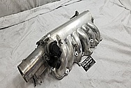 1993 - 1998 Toyota Supra Aluminum Upepr and Lower Intake Manifold BEFORE Chrome-Like Metal Polishing and Buffing Services - Aluminum Polishing 