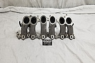 1993 - 1998 Toyota Supra Aluminum Upepr and Lower Intake Manifold BEFORE Chrome-Like Metal Polishing and Buffing Services - Aluminum Polishing 