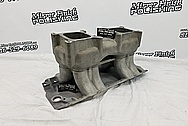 Aluminum Intake Manifold BEFORE Chrome-Like Metal Polishing and Buffing Services - Aluminum Polishing