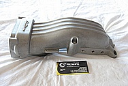 Ford Mustang V8 Aluminum Sullivan Upper Intake Manifold BEFORE Chrome-Like Metal Polishing and Buffing Services