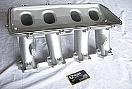 GM Holley EFI LS1 V8 Aluminum Intake Manifold BEFORE Chrome-Like Metal Polishing and Buffing Services