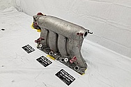 Honda Aluminum 4 Cylinder Intake Manifold BEFORE Chrome-Like Metal Polishing and Buffing Services - Aluminum Polishing