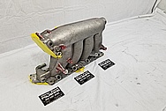 Honda Aluminum 4 Cylinder Intake Manifold BEFORE Chrome-Like Metal Polishing and Buffing Services - Aluminum Polishing