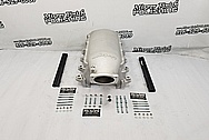 Holley EFI Aluminum Intake Manifold BEFORE Chrome-Like Metal Polishing and Buffing Services